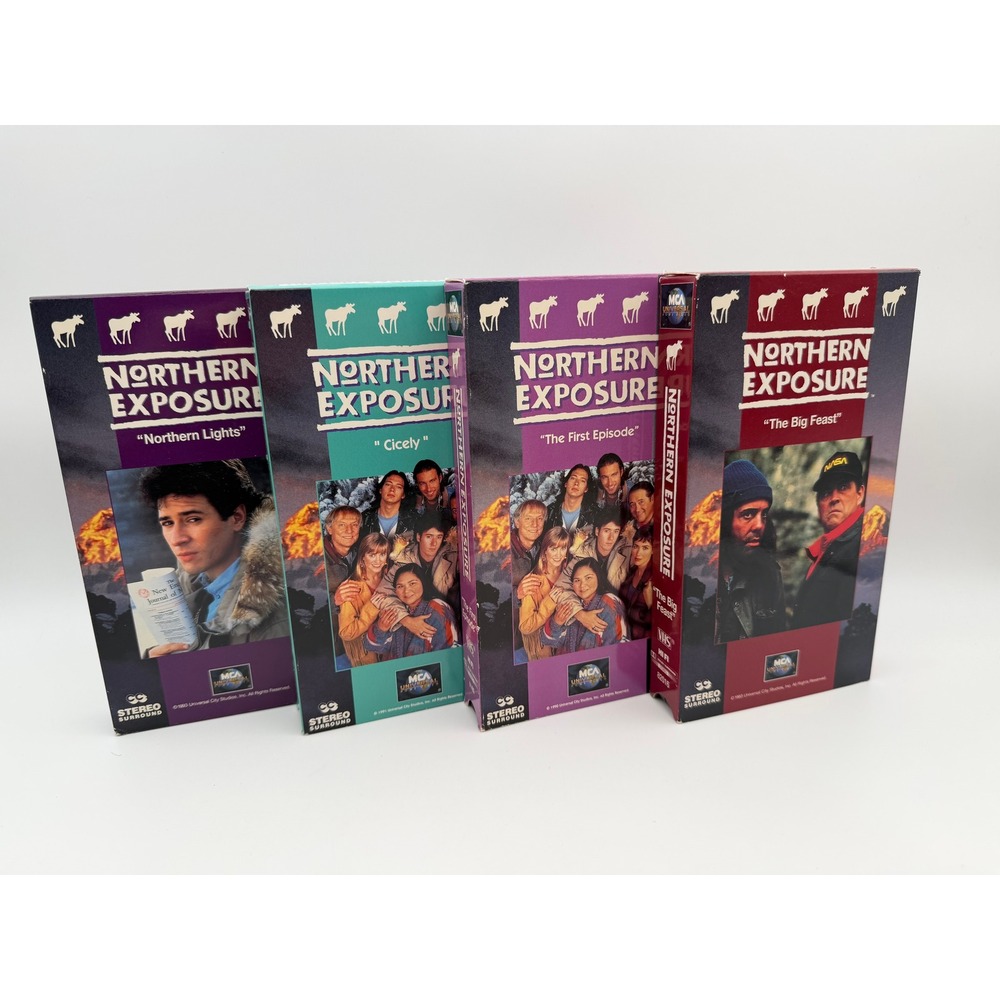 Northern Exposure VHS Set 4 Tapes Cicely Northern Lights The Big Feast First Ep